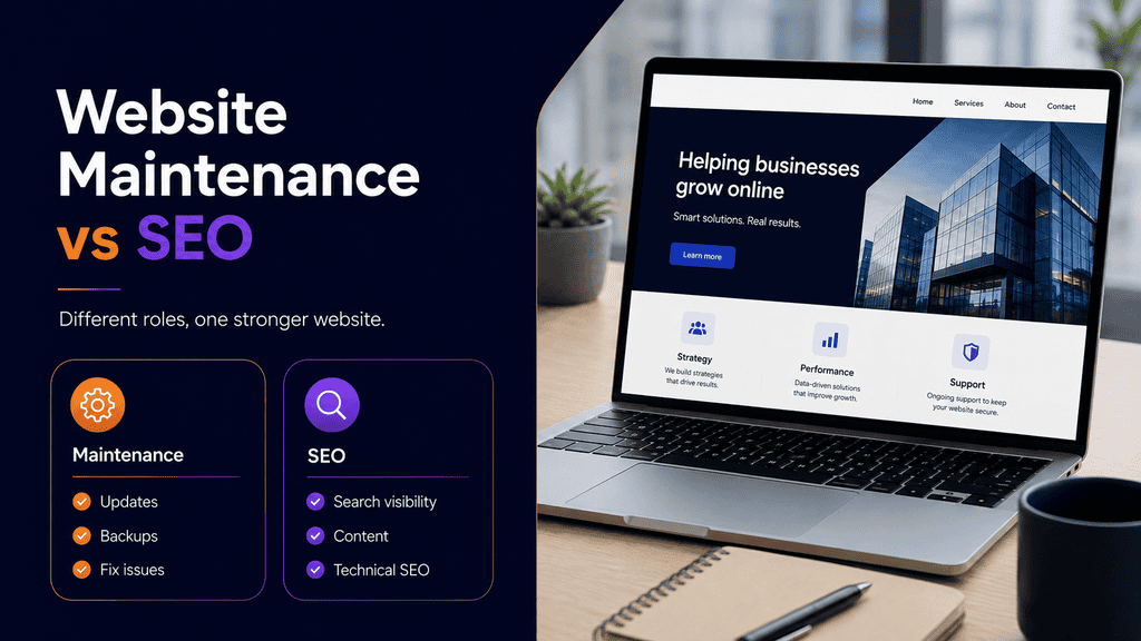 Website Maintenance vs. SEO: Do Calgary Businesses Really Need Both?